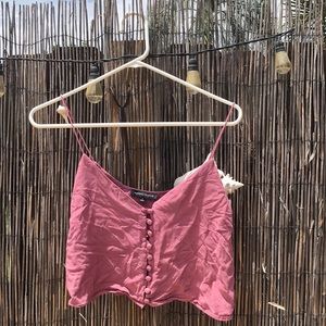 Button down tank top